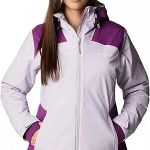 Columbia Women's Tipton Peak Insulated Jacket Pale Lilac/Plum SZ L NWT